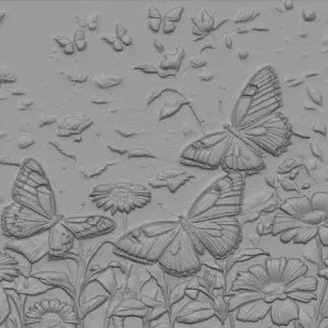 Butterflies - relief sculpture