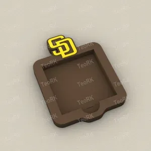 Post-It, Sticky Note Holder San Diego Padres 02 - Baseball