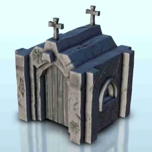 Christian cemetery mausoleum 3 - miniatures warhammer figure