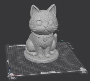Garden Cat statuette