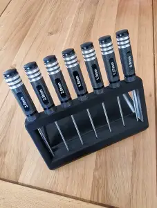 7-Piece Hex Screwdriver Rack/Holder