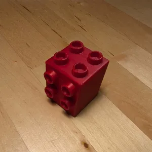 Lego Duplo two way brick 90 Degree