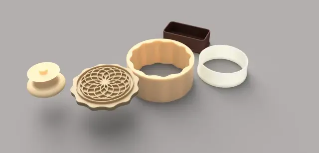 Mini Cake Form ( mooncake ) — Image 2 of 9