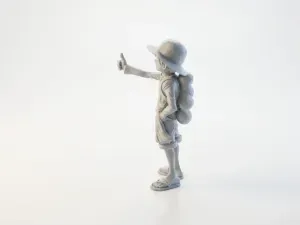Luffy Figurine Anime Manga Collectible 3D Printable