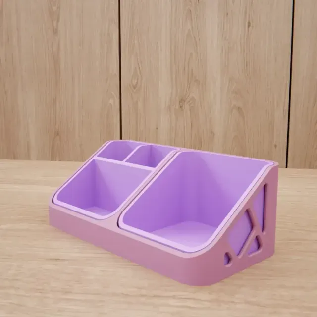 Modern Desk Organizer with Phone Holder — Image 3 of 5