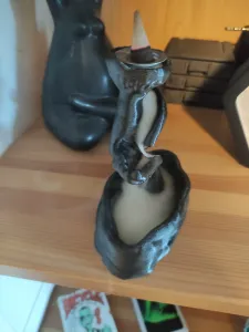 Backflow incence burner