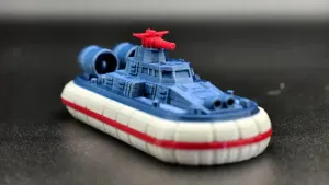 Bathtub Toy: Armed Hovercraft That Floats on Water