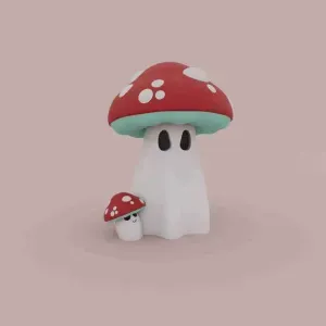 HALLOWEEN SPECIAL MUSHROOM GHOST