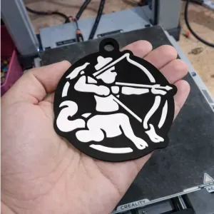 keychain the zodiac sagitario