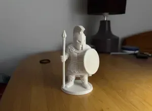 Stylized Chibi Spartan Warrior