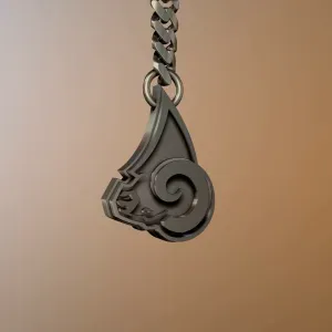 Ram Horn Keychain RoZ