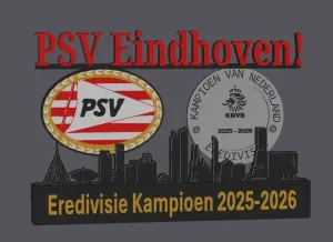 PSV Eindhoven Eredivisie Champion 25-26 Display