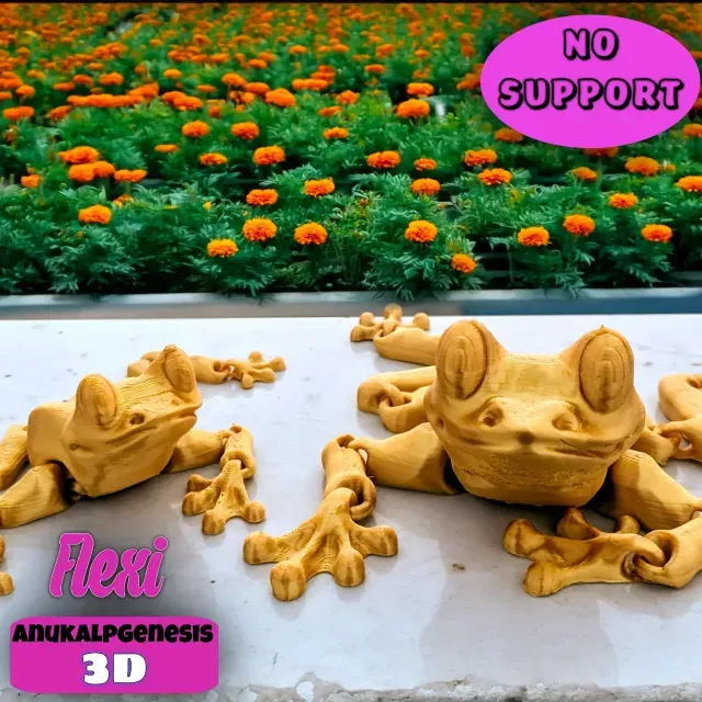 Cute Flexi Print-in-Place Frog — Фото 5 из 9