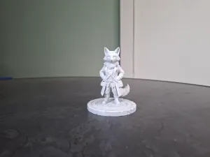 Fox Adventurer Figurine – Fantasy Decor