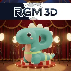 Letter P in the shape of a Dino