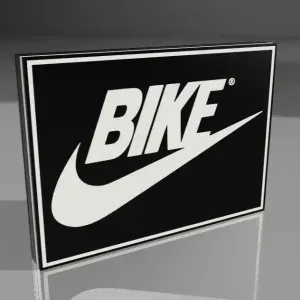 NIKE BIKE LED LIGHTBOX – Just Ride It!