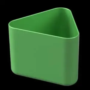 Triangular Office pen container