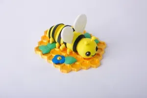 Honeycomb Bee Flexi Toy - Articulated Cute Collectible