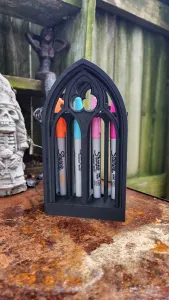 Gothic Sharpie Desk Organizer