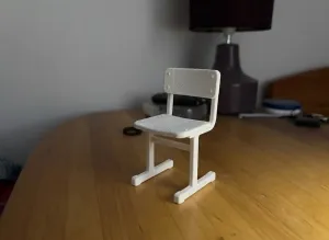 1:12 Scale Dollhouse School Chair