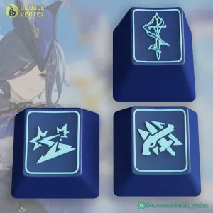 Genshin Impact Clorinde Keycaps – OEM Profile STL Files
