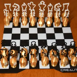 3D NOZZLE CHESS and CHECKERS