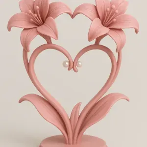 coração de floral