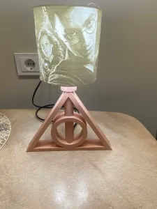 Harry Potter themed lithophane lamp