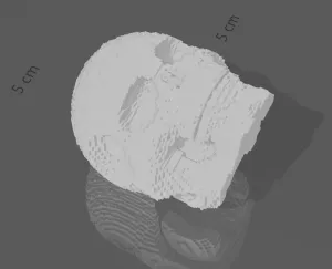 Voxel SKULL 3D PROP