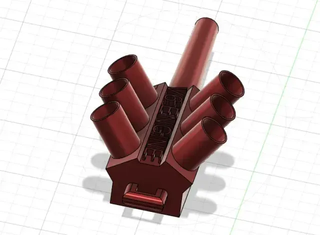 V6 engine keychain for smoking 6 cigarettes at once. — Фото 3 из 5