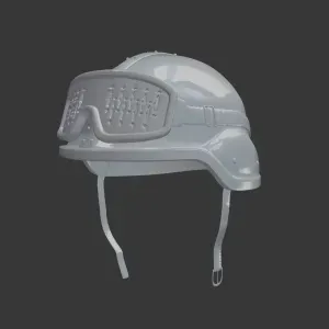 Tactical Military-Style Helmet – 3D Printable Combat Helmet