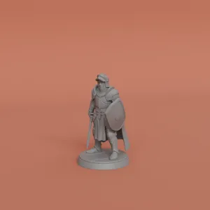 Medieval Infantry Knight Miniature