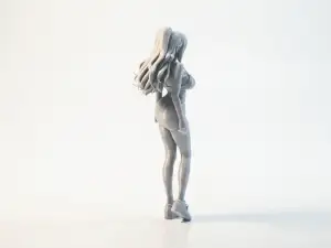 Female Character Figurine Collectible 3D Printable