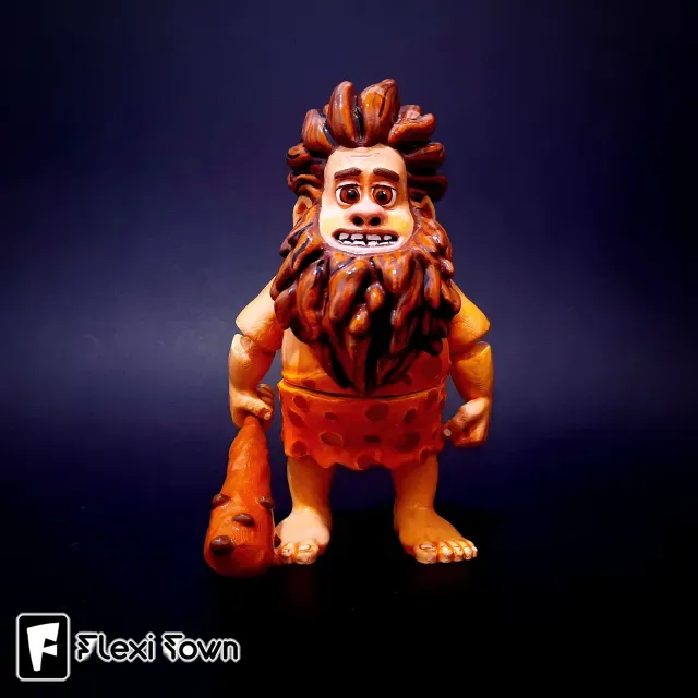 Flexi Print-in-Place Caveman — Image 7 of 9