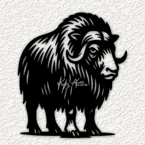 tundra musk ox wall art home decor