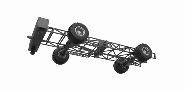 Chassis of 4wd pulling truck Scale 1:25 — Image 3 of 9