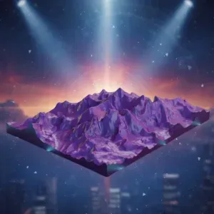 Everest Topographic Mountain Map Montaña Everst 3d