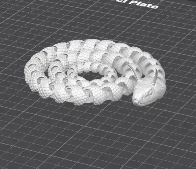 Articulated snake with horns 2.0! — Image 3 of 9