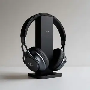 Minimalist Design Headphone and Headset Holder with Stand