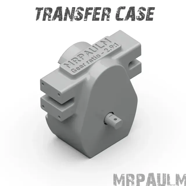KAMAZ 6350 8x8: Transfer case