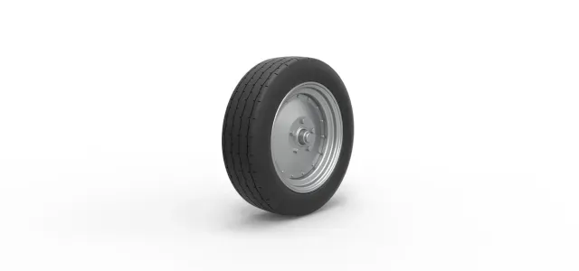 Front wheel of Vintage Funny Car Scale 1:25 — Фото 3 из 9