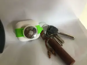 AirPod Pro keychain with airtag