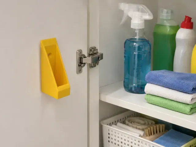 Wall-Mounted Spray Can Holder – Compact Spray Bottle Holder — Фото 6 из 8