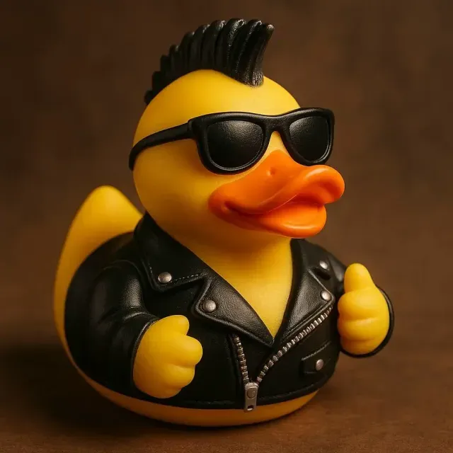 Rockstar rubber duck