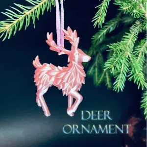 Christmas tree deer ornament decor collection 2025