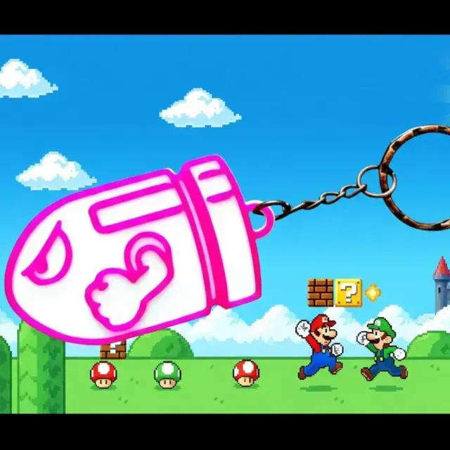 Llavero Bullet Bill Mario Bros