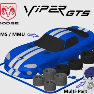 Dodge Viper GTS Coupé (SR II) Kit Card 1:24 scale