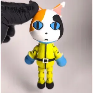 Sam the Cat /PRINT-IN-PLACE WITHOUT SUPPORT/3MF
