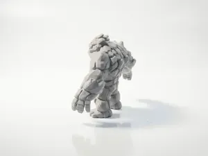 Lava Monster Figurine Fantasy Mythology 3D Printable