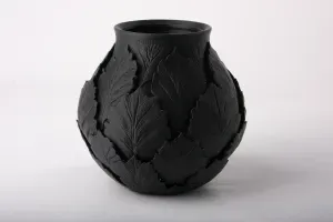 Botanical Layered Leaves Vase - Modern Floral Vase